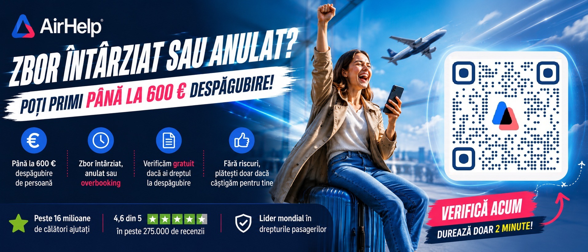 AirHelp - Lider mondial în drepturile pasagerilor AirHelp - Lider mondial în drepturile pasagerilor