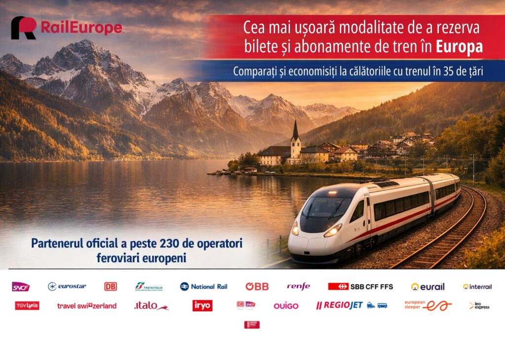 Cea mai ușoară modtalitate de a rezerva bilete și abonamente de tren în Europa