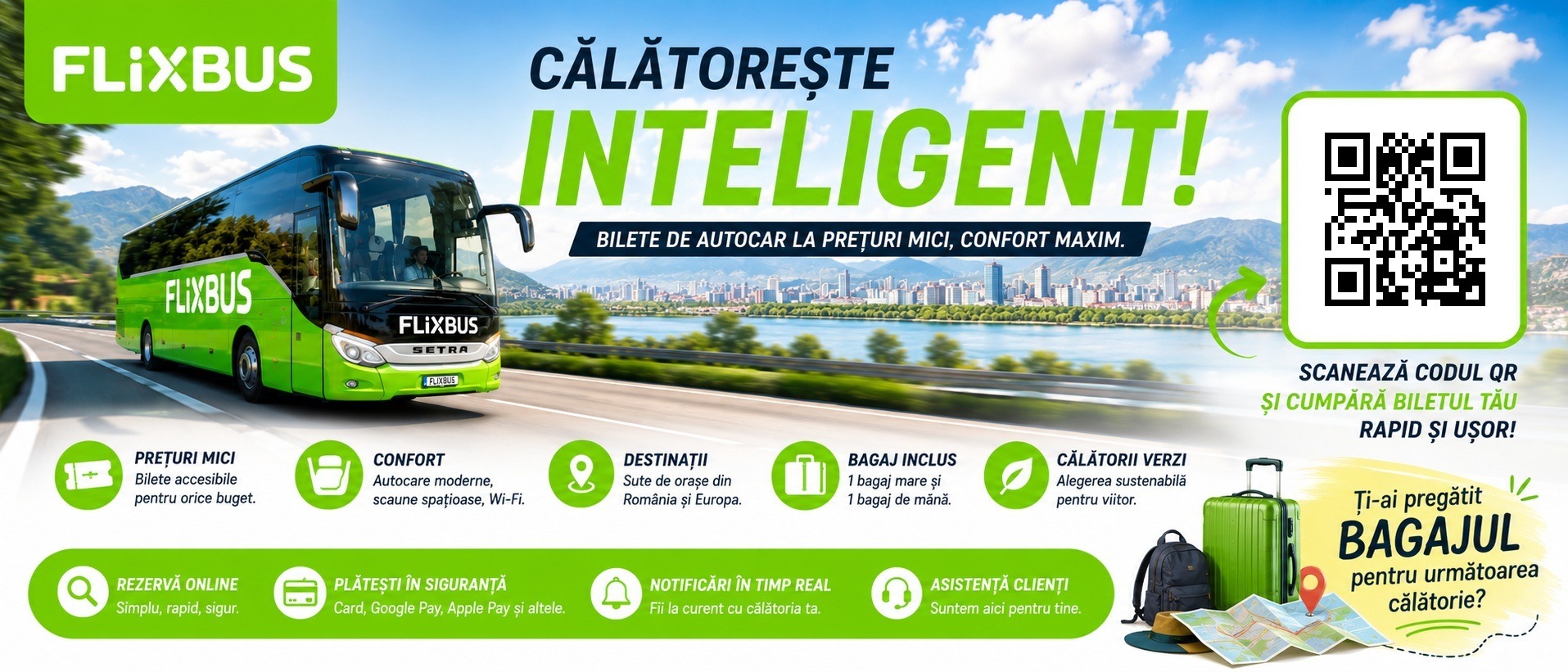 Călătorește inteligent. Bilete de autocar la prețuri mici, comfort maxim. Călătorește inteligent. Bilete de autocar la prețuri mici, comfort maxim.